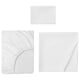 BANDPALPMAL sheet set - soft recycled polyester, fitted, flat sheets, pillowcase.
