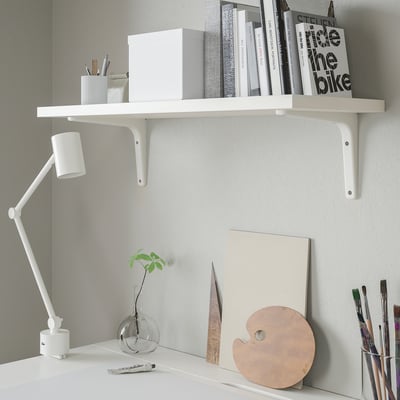 BERGSHULT shelf with items