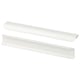 Two sleek white BILLSBRO aluminium handles, modern design, minimalist style.