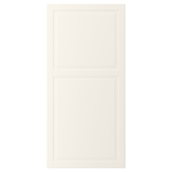 BODBYN cabinet door: white, rectangular, bevelled edges - classic, warm, easy to clean