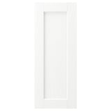 ENKÖPING white cabinet door with subtle wood grain texture, rectangular shape, and simple frame design.