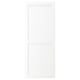 ENKÖPING: white cabinet door with subtle grain, durable foil surface for easy cleaning. Classic, rectangular shape.