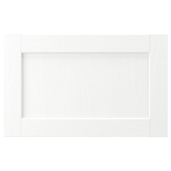White ENKÖPING cabinet with wood-like foil, simple rectangular design.