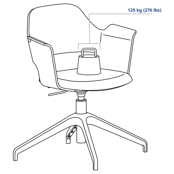 Illustration with measurements for the product: FJÄLLBERGET.