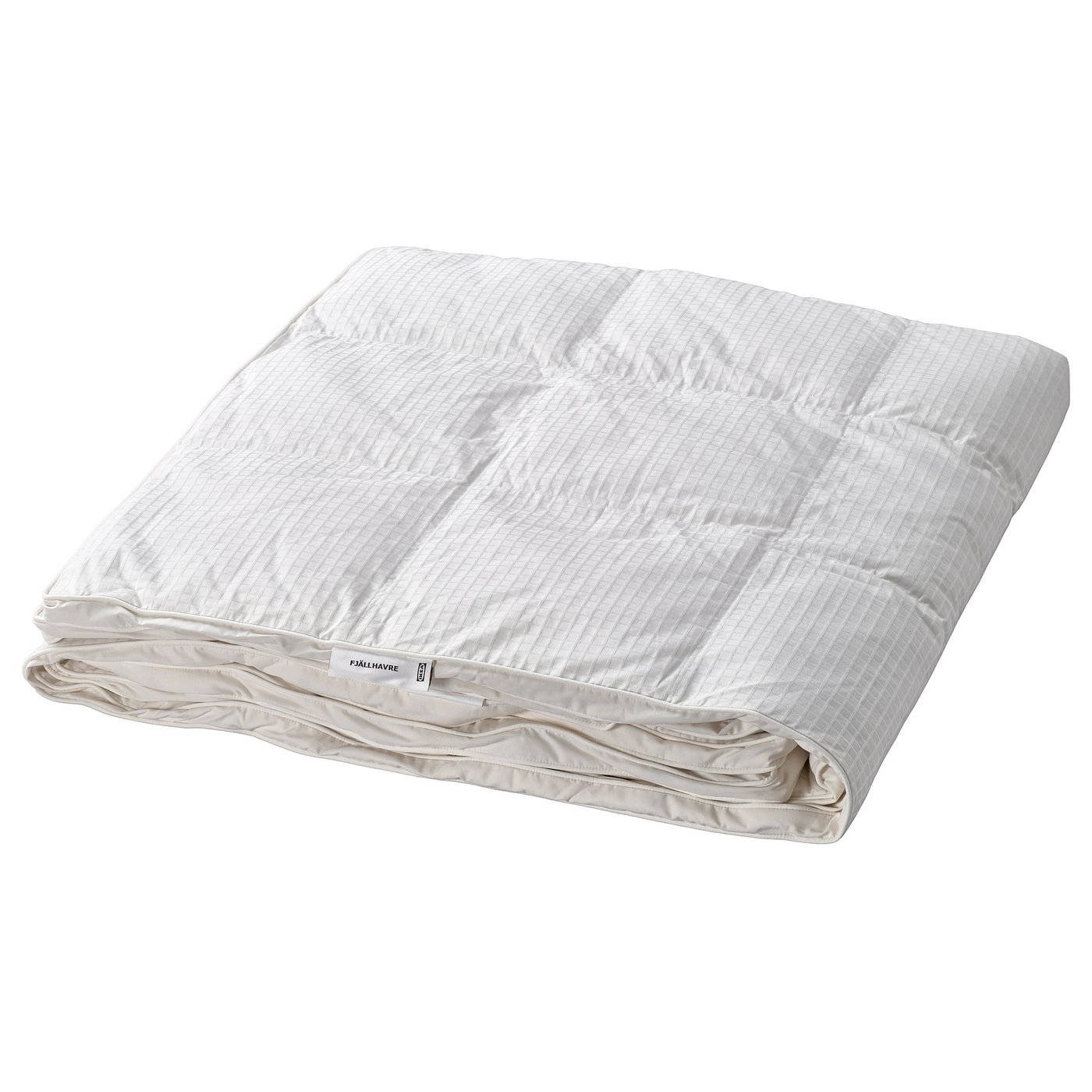 FJÄLLHAVRE white duvet, soft & warm, down-filled, clean design.