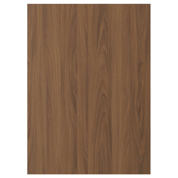 FÖRBÄTTRA walnut panel, smooth modern design, easy clean surface, 25yr guarantee.