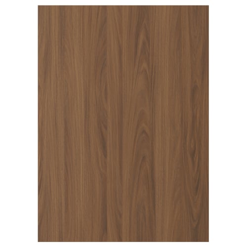 FÖRBÄTTRA walnut panel, smooth modern design, easy clean surface, 25yr guarantee.