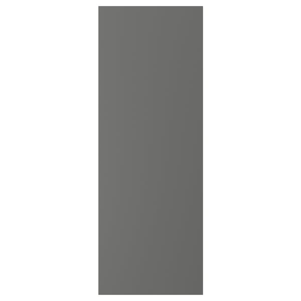 A grey rectangular FÖRBÄTTRA panel with a smooth, plastic-coated surface.