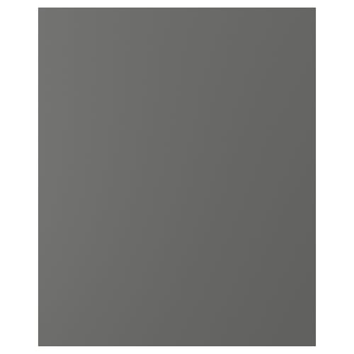 A dark grey FÖRBÄTTRA cover panel. It a flat, rectangular shape with smooth edges and a plastic finish. The panel measures approximately 150x200 cm.