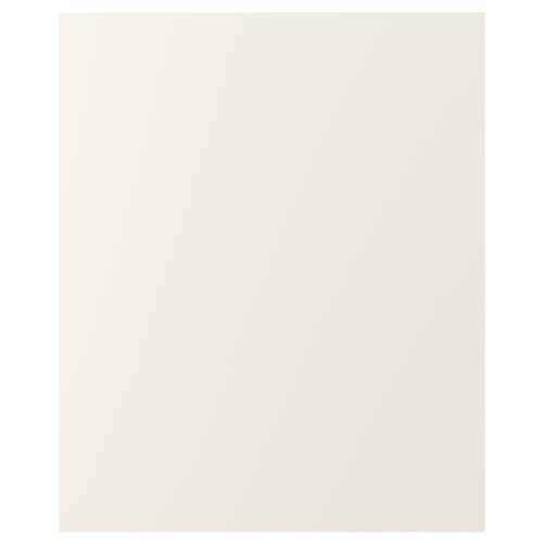 A pale FÖRBÄTTRA panel, a fiberboard painted with acrylic and polyester. Its rectangular shape a smooth, minimalist design.