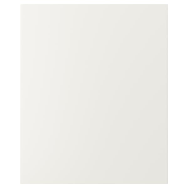 A FÖRBÄTTRA product in white. Its a rectangular, fiberboard piece with acryl and polyester paint, styled simply and modern.