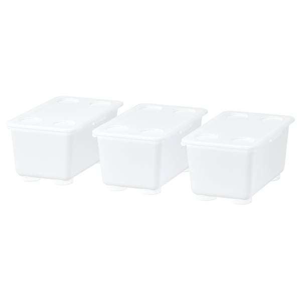 GLIS Box with lid, transparent, 17x10 cm