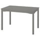HAUGA dining table, grey, rectangular, wooden, simple, four-legged design.