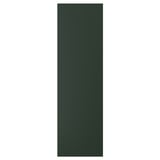 HAVSTORP door in deep green is sleek and modern, rectangular with smooth painted surface.