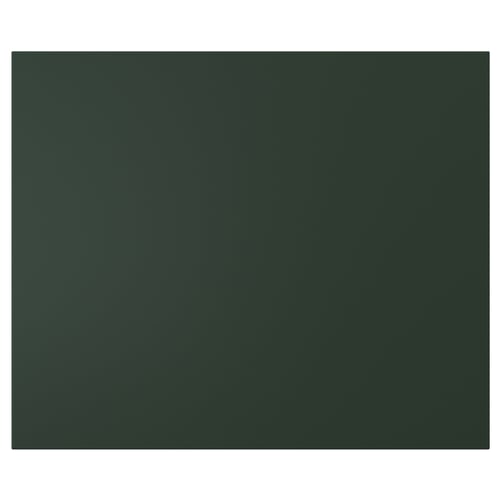 Dark green rectangular panel; smooth finish; modern minimalist design.