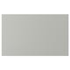 A flat, light grey HAVSTORP kitchen cabinet door in a sleek, modern design.