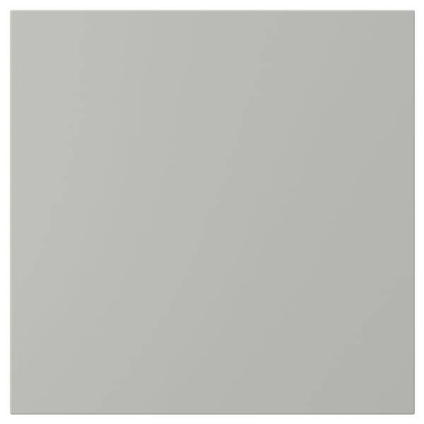 HAVSTORP light grey kitchen cabinet, square, smooth finish.