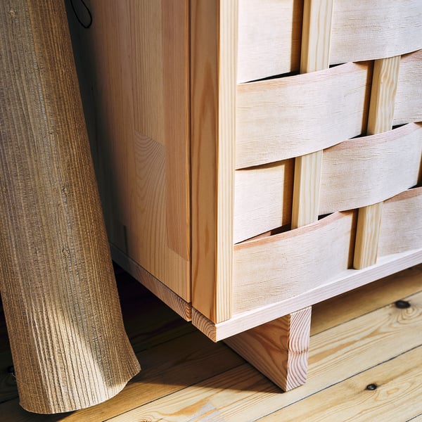 IKEA PS 2026 Cabinet, pine, 80x46x140 cm
