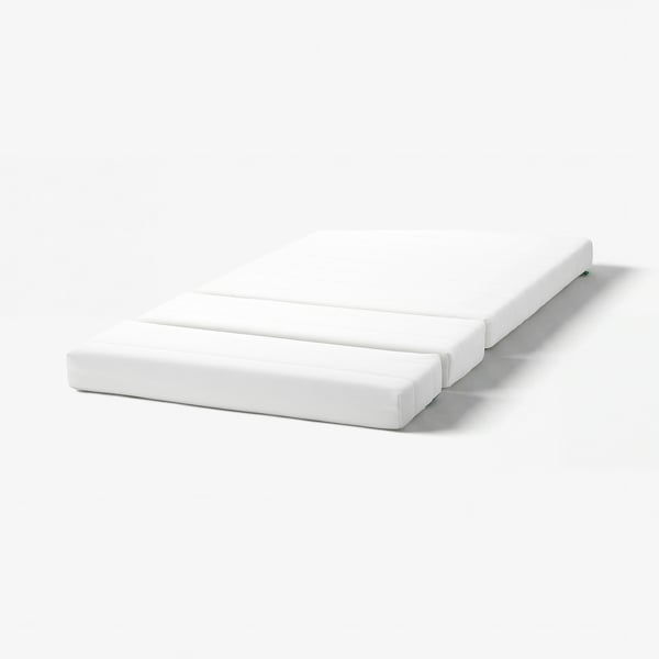 White inner mattress for kids beds, recycled polyester & foam.