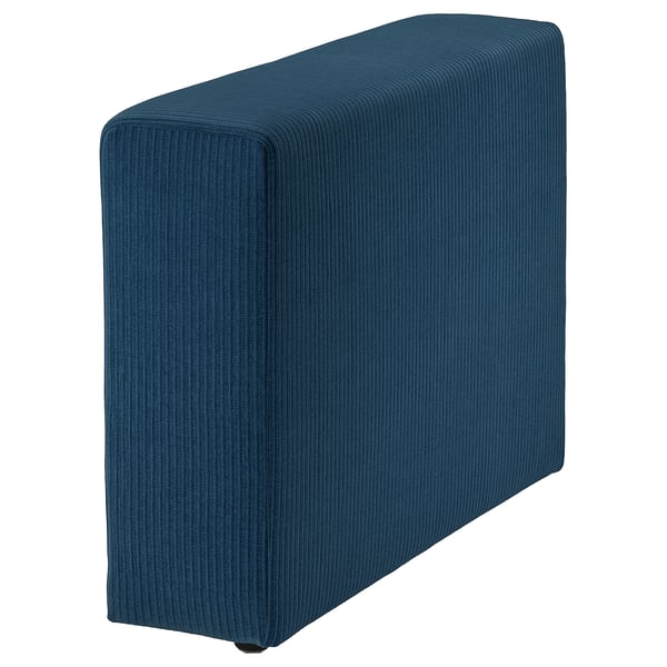 JÄTTEBO blue sofa module, rectangular, modern & plush, recycle fabric.