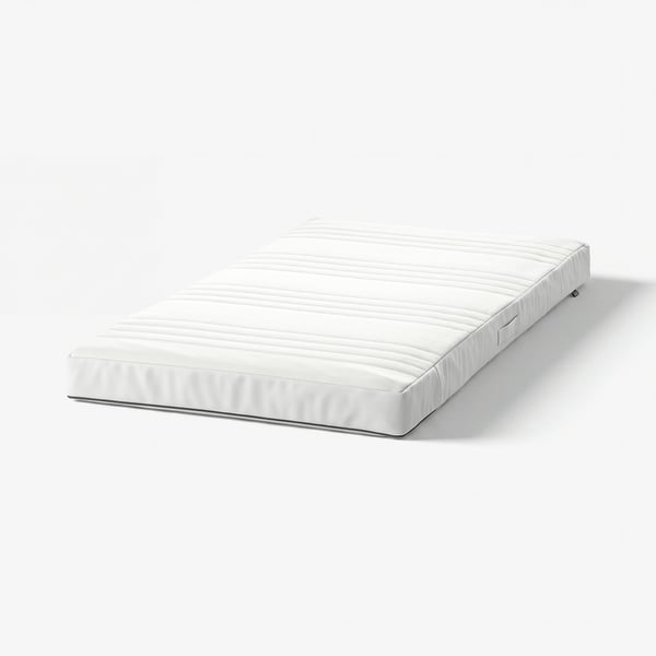 JÄTTETRÖTT Pocket spring mattress for cot, white, 70x132 cm