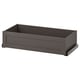 KOMPLEMENT dark grey wardrobe drawer, rectangular shape with smooth finish.