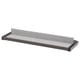 KOMPLEMENT grey shoe rack, rectangular shape, metal frame, felt lining, pulls out tray.