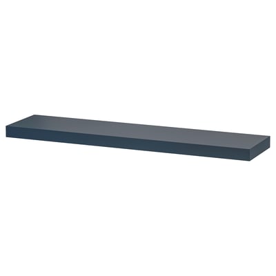 Ikea LACK wall shelf, bLACK, rectangular shape, minimalist design.
