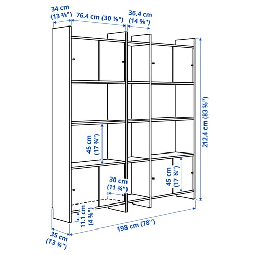 Illustration with measurements for the product: LÅDMAKARE.