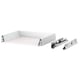 MAXIMERA white drawer with slides, fully extendable, soft-close mechanism, steel runners.
