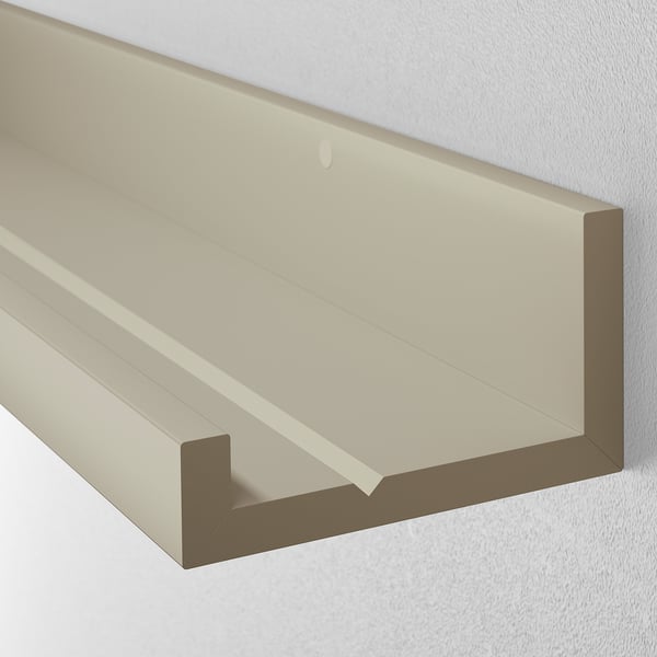 MOSSLANDA Picture ledge, grey-beige, 55 cm