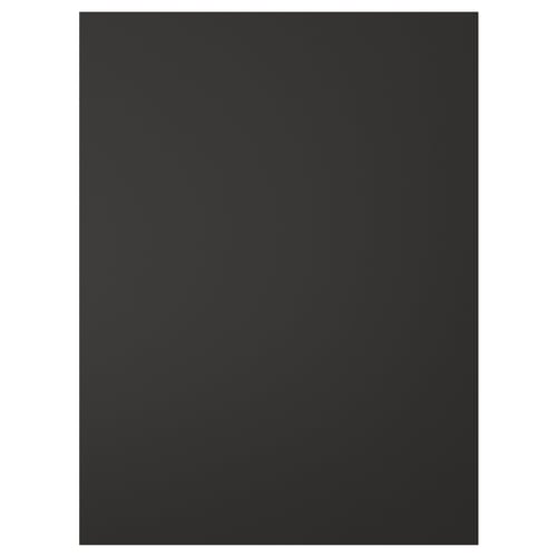 NICKEBO: black, square cabinet door. Modern, stylish design. Made from recycled materials.