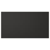 Stawberry: NICKEBO black drawer fronts. Sleek, modern, recycled wooden panels with dark matte finish.