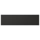 Black rectangular panel, modern sleek design, made from recycled materials.