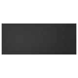 IKEAs black NICKEBO drawer front, a modern design with a sleek black recycled plastic finish.