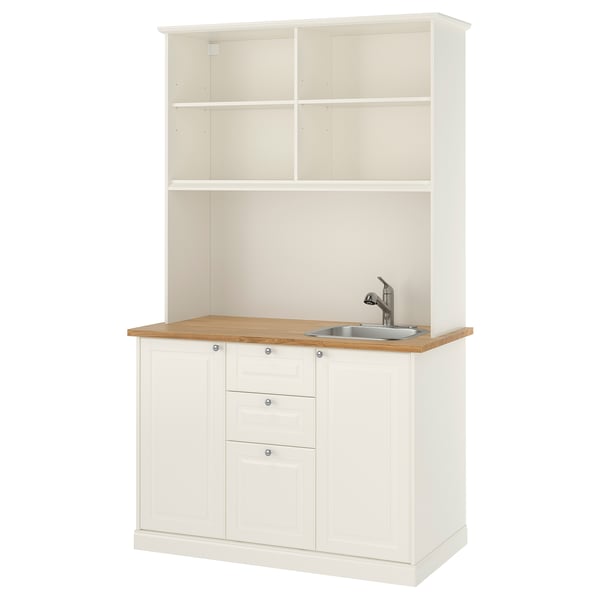 ÖNNERUP Kitchenette, off-white, 130x64x219 cm