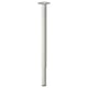 OLOV silver table leg, adjustable, round, metal and plastic.