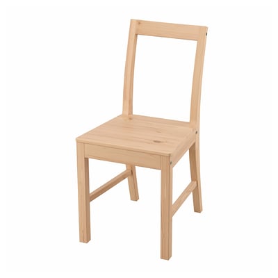 PINNTORP chair: light wood, simple square design.