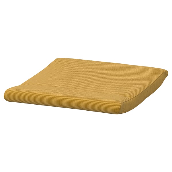POÄNG Footstool cushion, Kelinge dark yellow