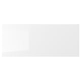 RINGHULT white high-gloss kitchen drawer. Modern, durable, easy-clean design.