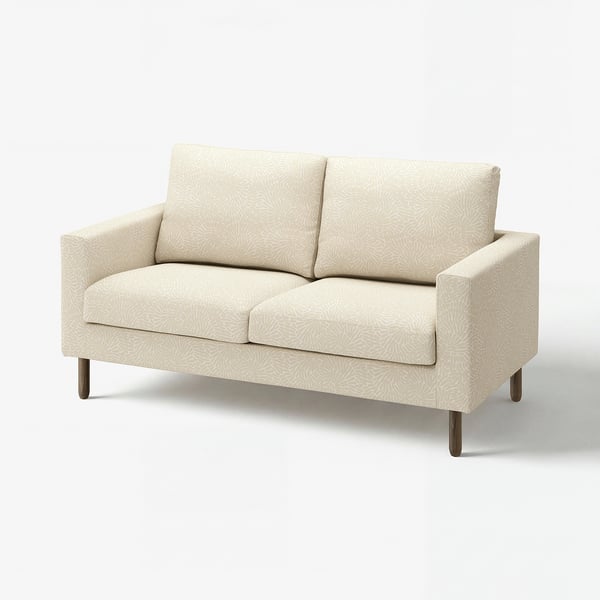 SALTSJÖBADEN 2-seat sofa, Vittangi light beige/white