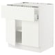 SEKTION kitchen unit, white. Adjustable shelves, soft-close hinges, and a sturdy design.