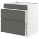 Grey SEKTION flat cabinet