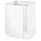 SEKTION kitchen cabinet in matte white with minimalist design.