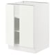 SEKTION white kitchen cabinet, square shape, modern design, wooden material.