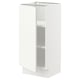 SEKTION Base cabinet with shelves, white/Vallstena white, 38x37x76 cm