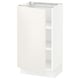 SEKTION: white kitchen cabinet, rectangular, modern design with smooth lines.