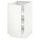 SEKTION white kitchen cabinet, modern, minimalist, adjustable shelves, elegant design.