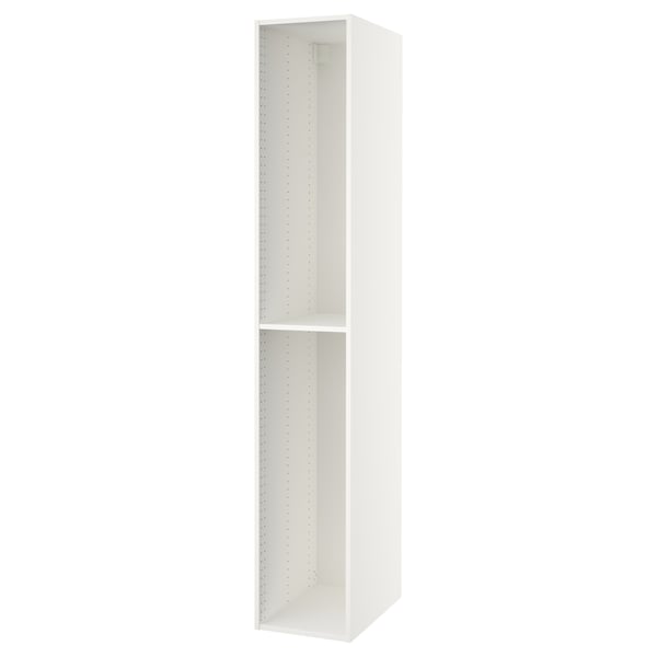 SEKTION white kitchen cabinet with single shelf, modern design.
