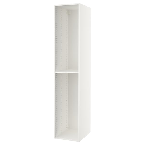 SEKTION white kitchen cabinet, rectangular, sleek design, single shelf.